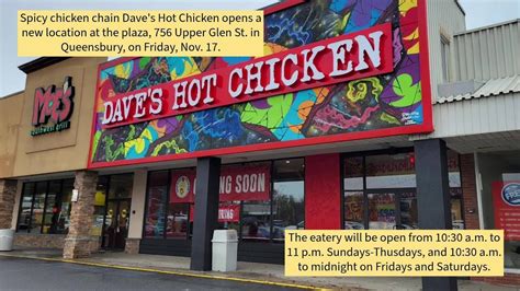 Dave's Hot Chicken opening in Queensbury
